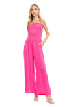 Fitted Bodice Wide Leg Jumpsuit