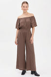 Off The Shoulder Flowy Jumpsuit