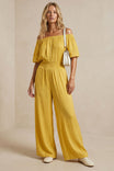 Off The Shoulder Flowy Jumpsuit
