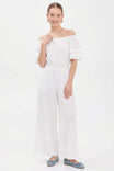 Off The Shoulder Flowy Jumpsuit