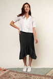 Asymmetrical Slip Skirt