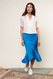 Asymmetrical Slip Skirt