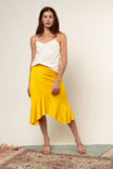 Asymmetrical Slip Skirt