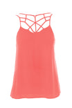 Front Strappy Spaghetti Top