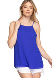 Weave Spaghetti Strap Top