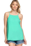 Weave Spaghetti Strap Top