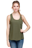 Side Patch Pocket Top
