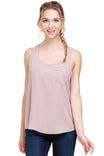 Side Patch Pocket Top