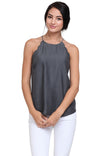 Scallop Top With Back Keyhole