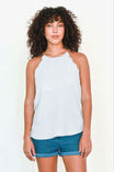 Scallop Top With Back Keyhole