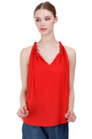 Self Tie Keyhole Top
