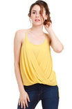 Cross Over Spaghetti Strap Top