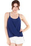 Cross Over Spaghetti Strap Top