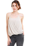 Cross Over Spaghetti Strap Top
