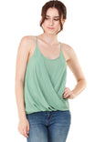 Cross Over Spaghetti Strap Top