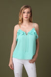 Frill Front Tie Cami