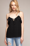 Frill Front Tie Cami