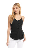 Gathered Side Cami With Invisiable Zipper Back