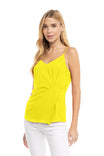 Gathered Side Cami With Invisiable Zipper Back