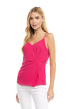 Gathered Side Cami With Invisiable Zipper Back