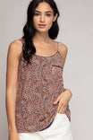 Leopard Cami With Pocket