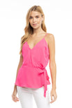 Scalloped Wrap Top