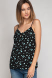 Floral Tie Front Cami