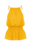 Elasticized Smocked Waist Top