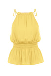 Elasticized Smocked Waist Top