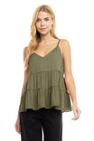 V-neck Tierd Cami
