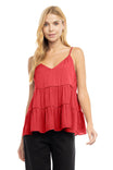 V-neck Tierd Cami