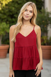 V-neck Tierd Cami