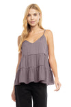 V-neck Tierd Cami