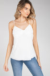 Ruched Cami With Adjustable Straps