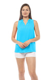 Crew Neck Sleeveless Top