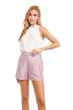 Crew Neck Sleeveless Top