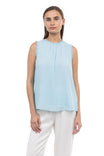 Strapless Round Neck Tank With Frill Detail