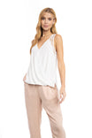 Lace Applique Surplice Top