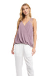 Lace Applique Surplice Top