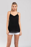 Cami With Ruched Ruffle Detail