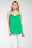Cami With Ruched Ruffle Detail