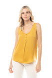 Tank Top With Front Button Detail