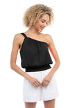 One Shoulder Banned Top