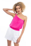 One Shoulder Banned Top