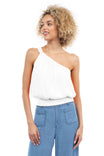 One Shoulder Banned Top