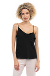 Asymmetrical Cowl Neck Camisole