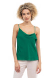 Asymmetrical Cowl Neck Camisole