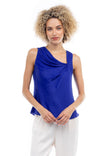 Sleeveless Draped Top