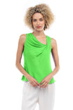 Sleeveless Draped Top