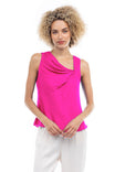 Sleeveless Draped Top